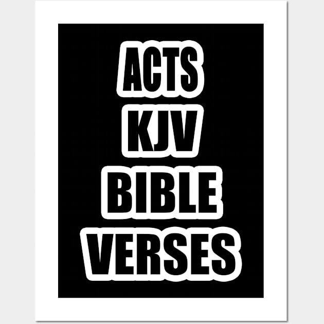 Acts KJV Bible Verses Wall Art by Holy Bible Verses